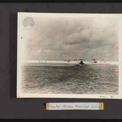Tractor transported to Howland Island
