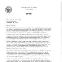 Letter to Secretary Panetta