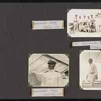 Images of project commanders aboard the Itasca, 1935 - 1937