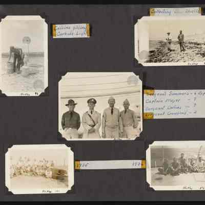 Images of project commanders on several different expeditions