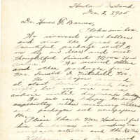 Letter from James C. Kamakaiwi Jr. to Homer F. Barnes