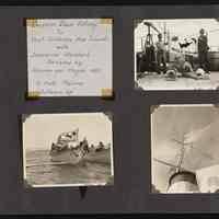 Okole Maluna. Bottoms Up flag aboard the ship