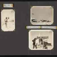 Images of Meyer and Collins at Millersville on Jarvis Island and other structures on the island