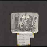 Image with caption "Government House. W. T. Miller Dept. Commerce Laying Foundation Stone of Government House at Meyerton, Baker Island"