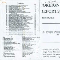 Foreign Policy Reports