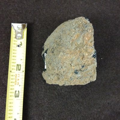 Round Block of Cut Obsidian