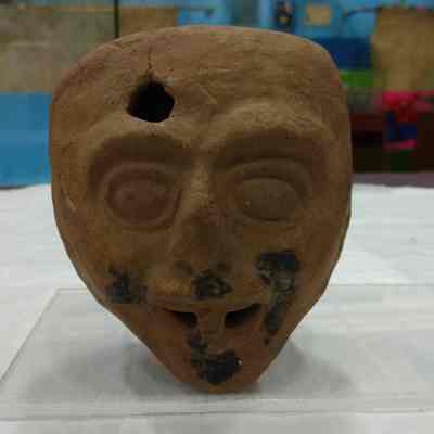 A Ceramic Head of Ek Chuaj