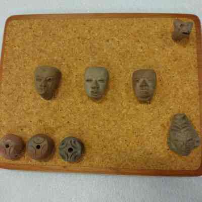 Display Board w/ Clay Figures