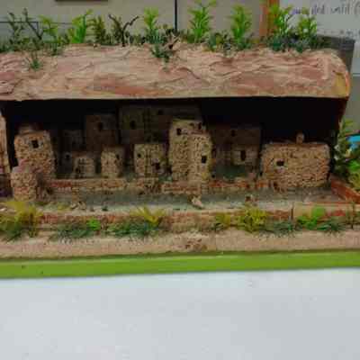 Diorama of Kiva Village