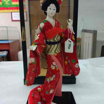 Japanese Meiko Doll with Accessories