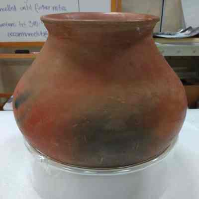 Globular 18th Century Pot