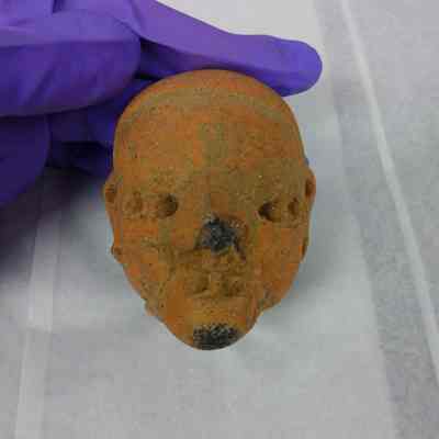 Ceramic Head Figurine