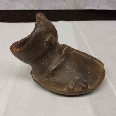 Clay Effigy Bowl