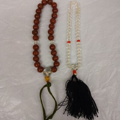 Prayer Bead Bracelets with Tassels