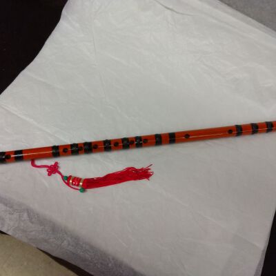 Wooden Flute with Tassel