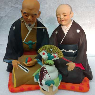 Figure of Old Man and Woman