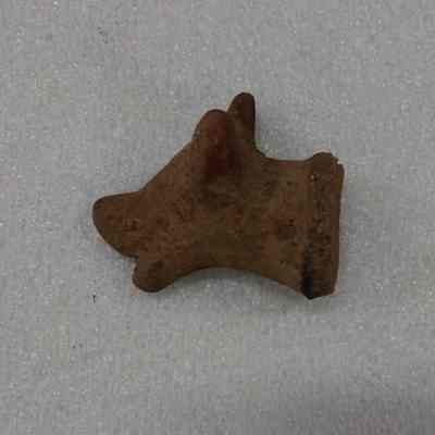 Zoomorphic Dog Head Lug