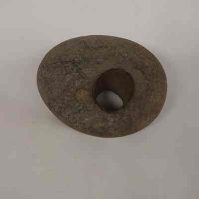 Water Worn Pebble with Hole (Possible Net Weight)