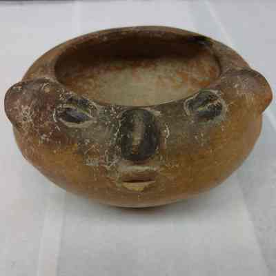 Clay Effigy Bowl