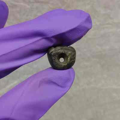 Carved Stone Bead