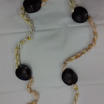 Cowrie Shell & Seed necklace