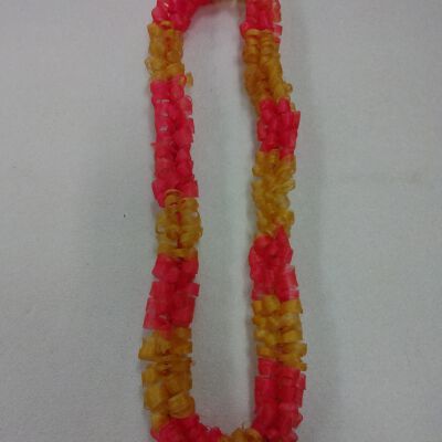 Yellow and Pink Lei