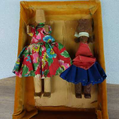Wooden Indigenous Dolls