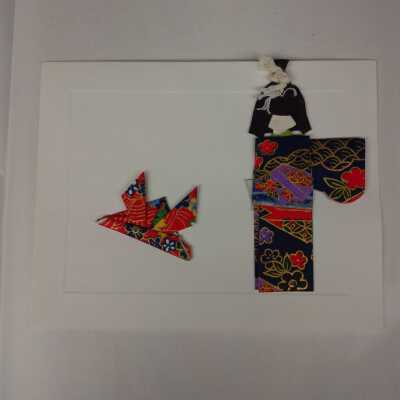 Origami thank you card