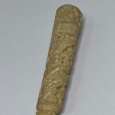 #2: A carved bone case for storing needles