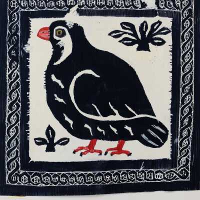 Art Studies for two Coptic embroideries