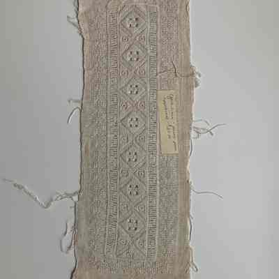 Czech Whitework Linen fragment