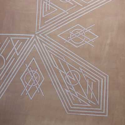 Art Study for an embroidered bedspread