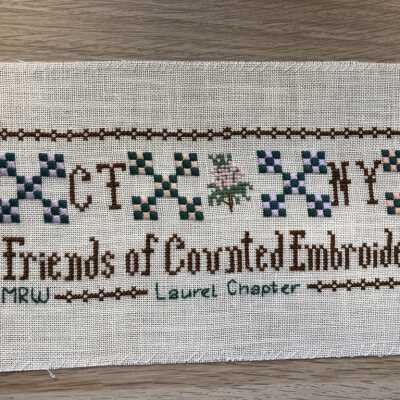 Maria R Weber, Band Sampler Band I, 2019