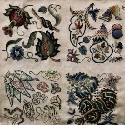 Jacobean Crewelwork Sampler