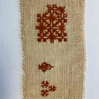 Counted Embroidery Sample by Gillian Creelman