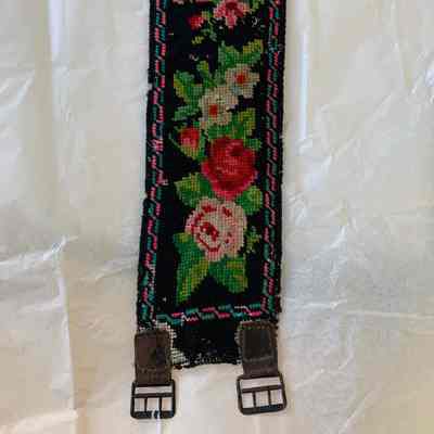 Counted Work Belt with Leather Fasteners