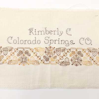 Kimberly Cornelius, Band Sampler Band, 2019