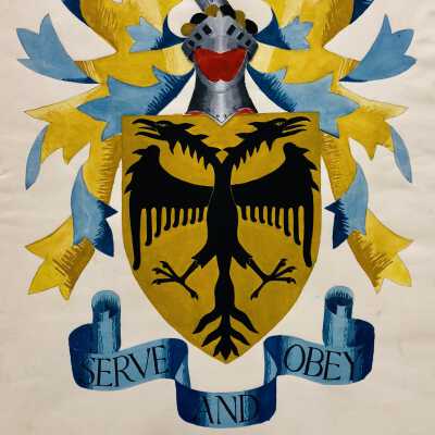 Art Study for Heraldry Sampler