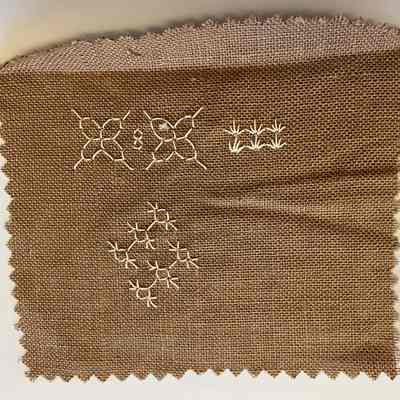 Counted Embroidery Sample by Gillian Creelman