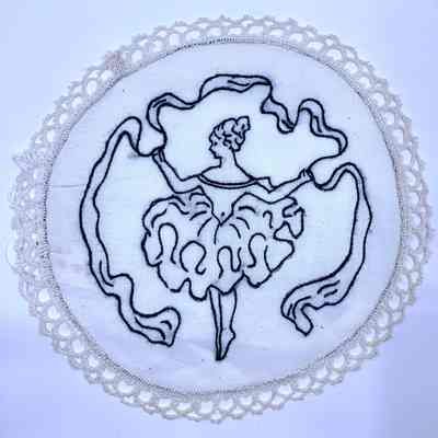 Needlelace with Surface Embroidery