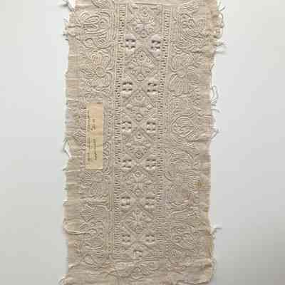 Czech Whitework Linen fragment