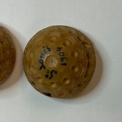 Souvenir Tagua nut thimble holder