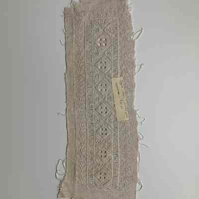 Czech Whitework Linen fragment
