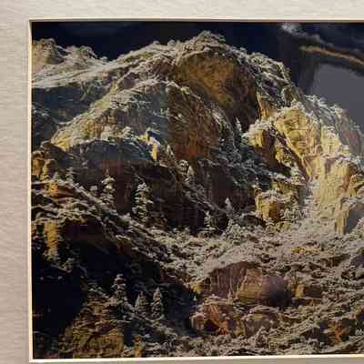 Zion National Park: Lady Mountain; The Highlands, Snowy Cliff