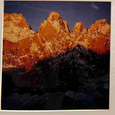 Zion National Park: Tower of the Virgin; Altar of Sacrifice