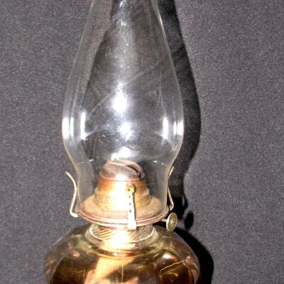 Oil Lamp 18.5" tall