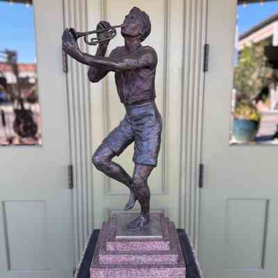 Barefoot Trumpet Player
