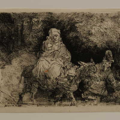 The Flight into Egypt: Crossing a Brook