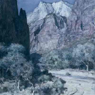Moonlight in Zion Canyon