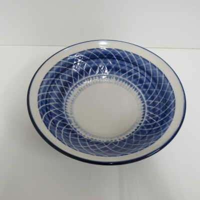 Large Blue and White Bowl